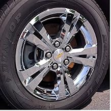 Premium OEM Style Chrome Wheel Skins for 2010-2015 Chevrolet Equinox LS Pack of 4 17"