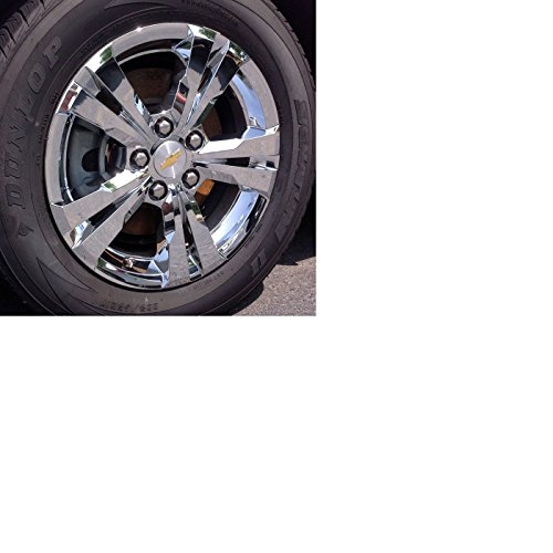 Premium OEM Style Chrome Wheel Skins for 2010-2015 Chevrolet Equinox LS (Pack of 4) 17