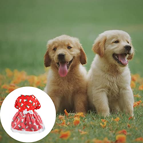 Vestido de Natal para cachorro | Roupa de cão de tema de férias - Suéter de tricô para cachorros de