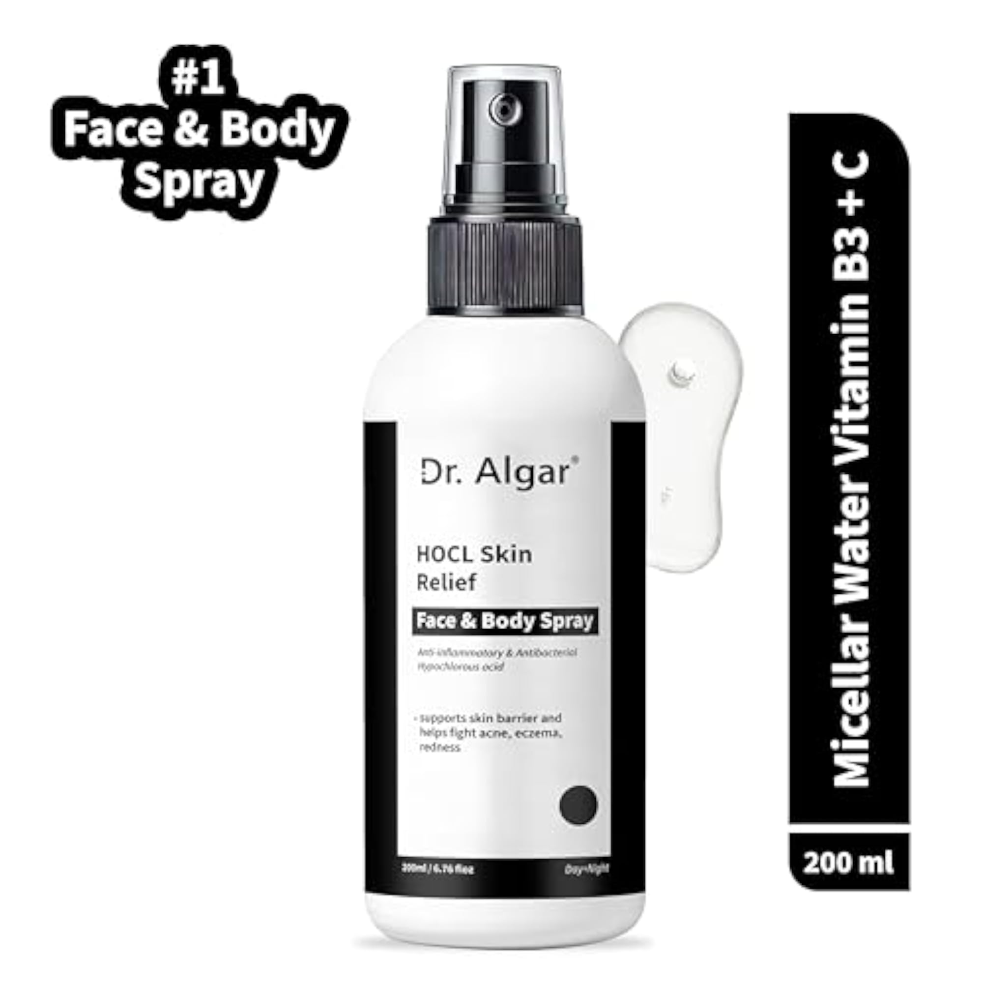 Vitamin C Face Serum + HOCL Spray, Brightening Combo