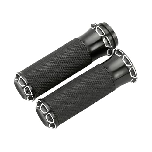 Guidon moto poignées CNC 1 pouce accélérateur électronique pour FLHX Street Glide