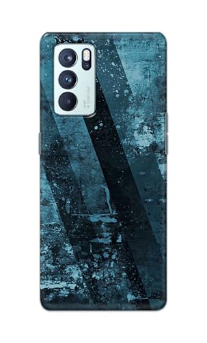 Image of Printed Hard Back Cover for Oppo Reno6 Pro 5G Back Cover (Rugged Background -J1) -190724(EA)