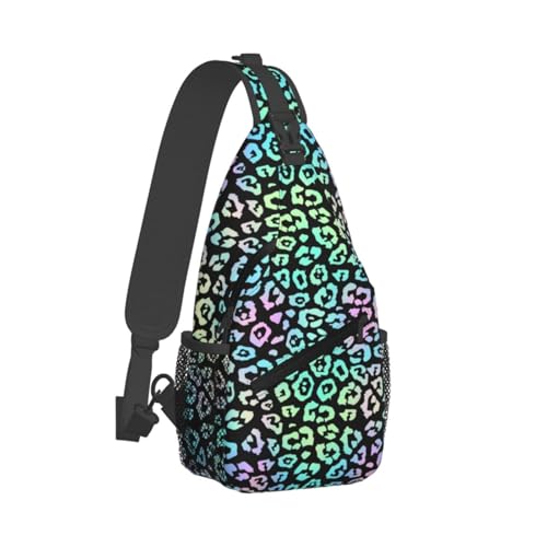 Sac à bandoulière léopard fluo pour homme et femme idéal en voyage