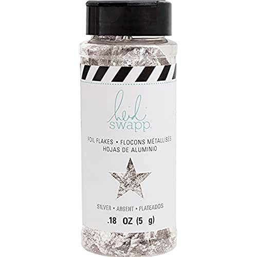 Heidi Swapp 314131 Accessory Mink-Wheel Flakes-Silver