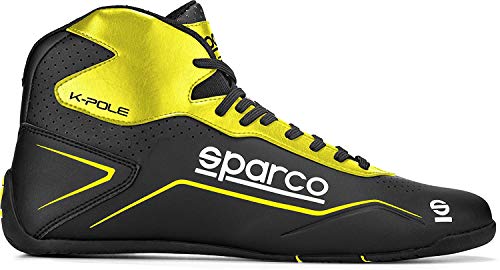 Sparco K-Pole Karting Shoe 001269 (Size: 38, Black/Yellow)