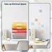 EASEPRES Desk File Organizer Mesh 6-Tier, Hanging Wall Mount Document Organization Stand, Desktop Vertical Mail Paper Folder Holder Rack with Bottom Tray for Office Home Cubicle Countertop, White