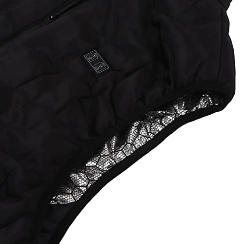 Fdit Colete de aquecimento USB poliéster confortável feminino USB colete aquecido elétrico (G)