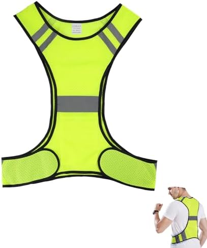 EceoThsy Gilet Réfléchissant Haute Visibilité pour Hommes et Femmes EceoThsy Gilet Réfléchissant Haute Visibilité pour Hommes et Femmes