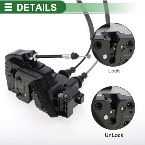 Motoforti Front Left Driver Side Power Door Lock Actuator Motor Door Latch Actuator Assembly for Hyundai Santa Fe 2007-2009 with Cable No.813102B020 by Motoforti - Image 6