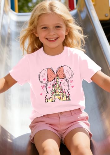 Image of Magical Shirts Women Girls Family Vacation Matching Shirt Magic Kingdom T-Shirt Mommy and Me Trip Short Sleeve Tops