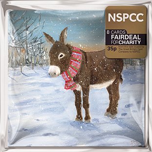 Pack of 8 Mini Little Donkey NSPCC Charity