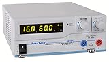 INFO: Ausgangsspannung: 1 – 16 V DC; Ausgangsstrom: 60 A / 5 A; Ausgangsleistung 960 Watt. Lieferumfang: Netz- und USB-Kabel, Windows-Software/ Bedienungsanleitung. Maße: 200 x 90 x 325 mm; Gewicht 2,6 kg