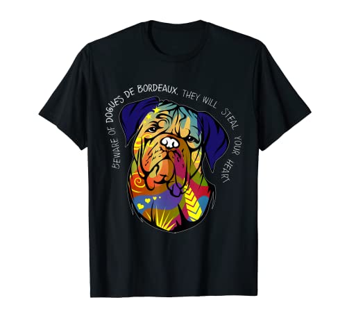 Dogue de Burdeos Obra de Arte Pintura Camiseta