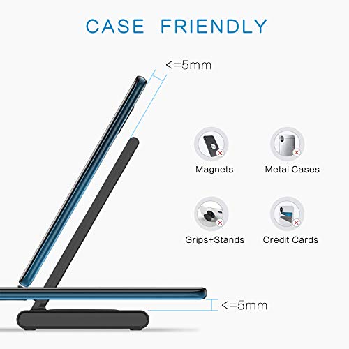 Wireless Charger, Dual Wireless Charger Magnetic 10W Wireless Charging Stand & Dock, Compatible With Iphone Xr/Xs Max/Xs/X/8/8 Plus/Airpod, Samsung Galaxy S10/S9/S8/S7/Note 9/8, Galaxy Watch #TOP2