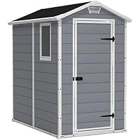 4ft x 6ft Keter Manor All-Weather Resin Outdoor Storage Shed