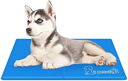 Pecute Dog Cooling Mat Extra Large 140x90cm, Durable Pet Cool Mat Non-Toxic Gel Self Cooling Pad, Great for Dogs Cats in Hot Summer