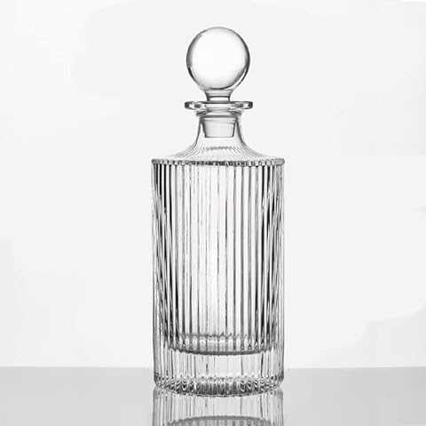 QUEEN&STONE Lead Free 27 oz Whiskey Decanter Cover