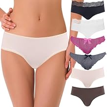 Curve Muse Womens Sexy Lace Bikini Hipster Briefs Panties Underwear