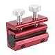 Schmiermittelwerkzeug, Dual Cable Oiler Luber Lubricator Tool Aluminiumzubehör Gummimodifikation Für ATV-Tool(rot)