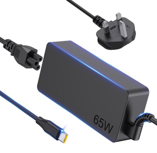 Replacement for Lenovo Laptop Charger 65W USB C Charger compatible with ThinkPad Lenovo Chromebook Yoga IdeaPad Fast Charging AC Adapter(3m)