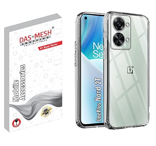 Image of Dashmesh Shopping Back Cover for 1+ OnePlus Nord 2T 5G Ultra Hybrid Crystal Clear Shockproof TPU Silicone Back Cover Case � Transparent