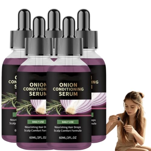 Suero para el cabello de cebolla que frena el adelgazamiento y repara el cabello encrespado