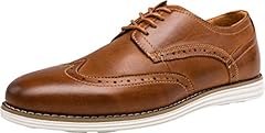 Leather Wingtip629-yellow Brown