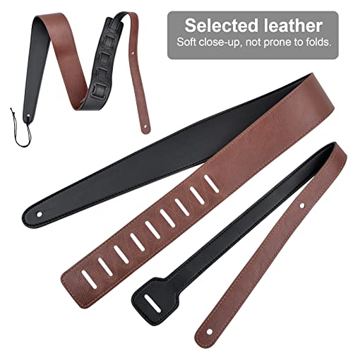Vesaneae Sangle Guitare Cuir, Sangle de Guitare Longueur Réglable, Basics Sangle de Guitare pour Guitare Classique… - Les Beatles, Paul McCartney, John Lennon, RIngo Starr, George Harrison Vesaneae Sangle Guitare Cuir, Sangle de Guitare Longueur Réglable, Basics Sangle de Guitare pour Guitare Classique… – Image 5