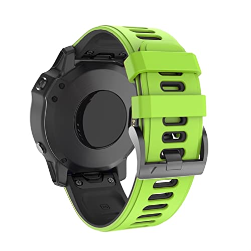 SNKB 22 26MM Pulseira de relógio de ajuste rápido para Garmin Fenix 6X Pro Watch pulseira de silicon