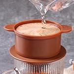 Reusable Cone Coffee Filters,Double Layer Drip Cone Brew Coffee Filter - Wide Base Dripper Cone Brew Filter, Fine Mesh Paperless Pour Over Maker Coffee Accessories for Travel - Image 2