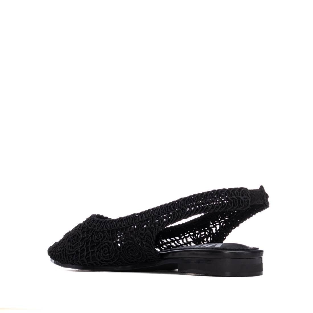 XTI 14512402 Zapato Sra Textil NEGROMujer