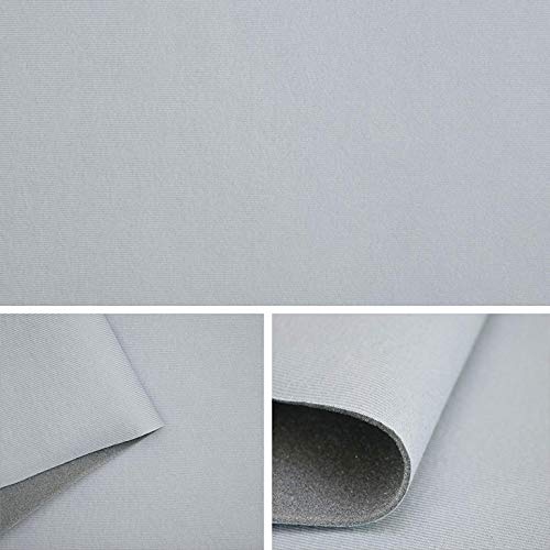Tissu ciel de toit gris clair RAL 7035 velours pour voiture 3,00x1,40 m