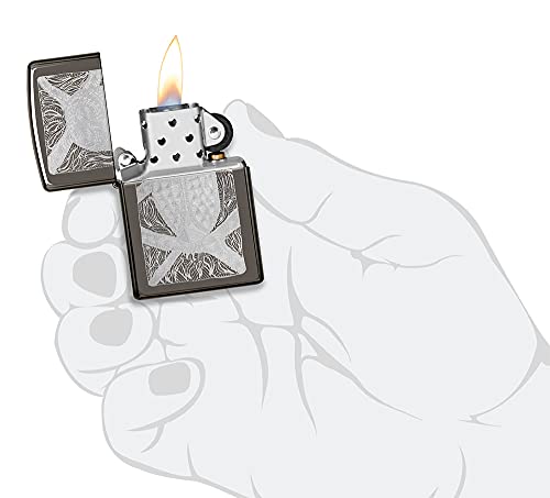 Encendedor Zippo John Smith Gumbula Owl Black Ice miniatura 5