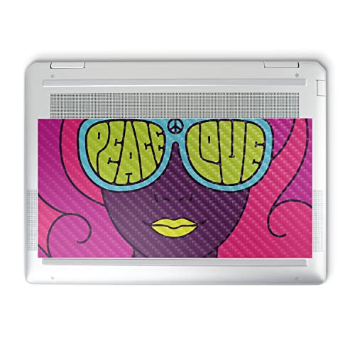 Image of MightySkins Carbon Fiber Skin Compatible with HP Spectre x360 14 inch (2022) Full Wrap Kit - Fluorescent Rave | Protective, Durable Textured Carbon Fiber Finish | Easy to Apply | Made in The USA