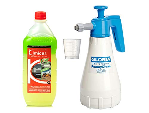 Preisvergleich Produktbild Auto-Reinigungsset Gloria Foamyclean 100 Foamer + Kimicar Kilav Extra Reiniger