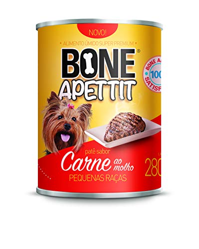 Bone Apettit Lata Carne Pequeno 12x280g Bone Sabor Carne