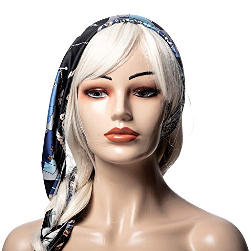 USAKHV Female Women Fiberglass Realistic Mannequin Head Bust Wig Stand for Wigs Store Display Model (H1140)