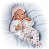 The Ashton - Drake Galleries Little Peanut Lifelike Poseable Baby Doll with Extra Outfit