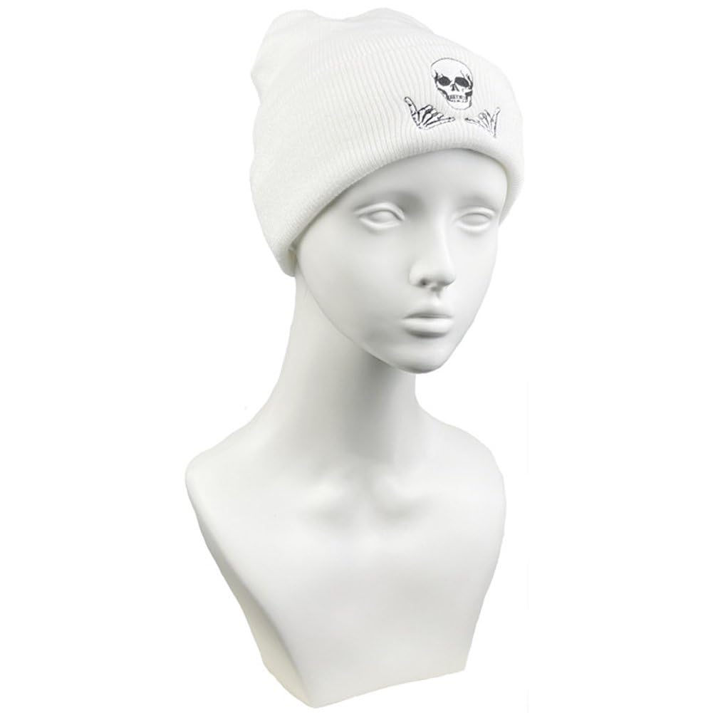 Czapka dekoracyjna Szkielet Czapka Dzianinowa Czapka Hip-Hop Czaszka Czapka Sweter Moda Sportowa Czapka Zimowa Gruba Ciepła Unisex