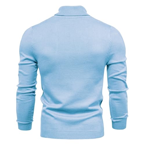 Muscularfit Cable Knit Sweater for Men Slim Fit Long Sleeve Causal Plain Sweaters Causal Fashion Mock Neck Pullover Sweater3