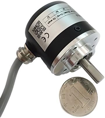 Mini Size 38mm Diameter Shell Solid Shaft Rotary Encoder with Different Resolutions (1000PPR, Push-pull with 5-26V)