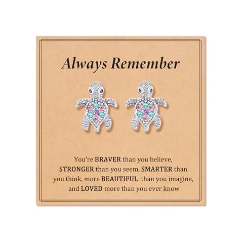 Lanqueen Turtle Stud Earrings Cover