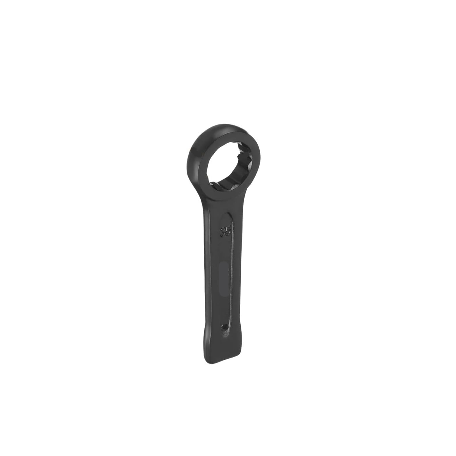 Jzqkxmvnclh 35Mm Ring Wrench Metric 12-Point Flat Strike Baking Paint Single Head Spanner