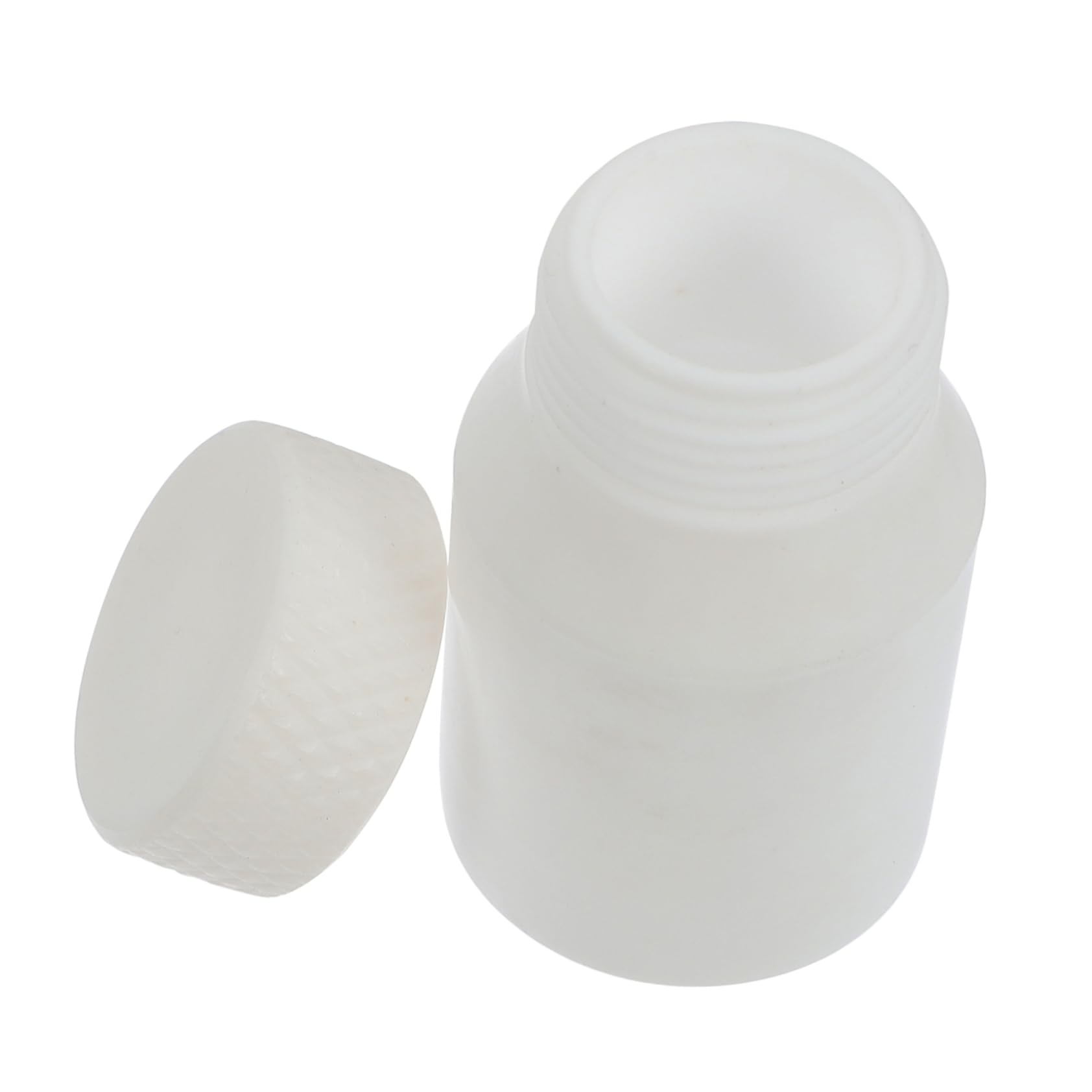 CANIGHT White Sample Sealing Bottle Chemical Reagent Bottles Liquid Sealing Bottle Cylindrical Reagent Bottles Ptfe
