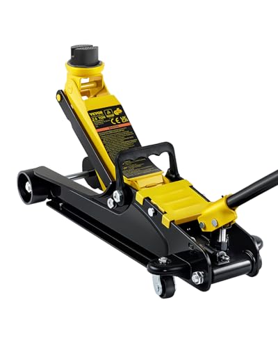 VEVOR 2.5 Ton Low Profile, Heavy-Duty Steel Racing Floor Jack