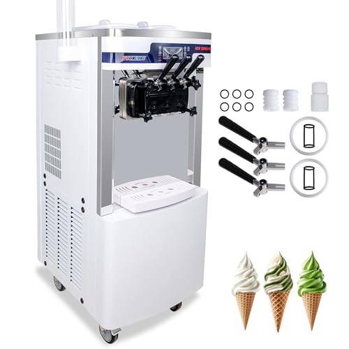 Commercial Soft Serve Ice Cream Machine (20-28L/H)