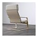 Sillón voladizo «Pello», de abedul y tela de algodón, de Ikea, 1.25...