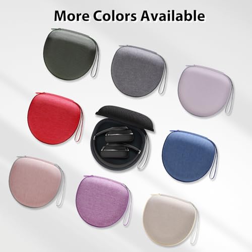 Headphone Headset Case for Beats Studio Pro/JLab JBuds Lux ANC/JLab Go Lux ANC/JBL/TOZO/BERIBES/Picun/KVIDIO Noise Cancelling Over-Ear Foldable Headphones, Black by XANAD - Image 3