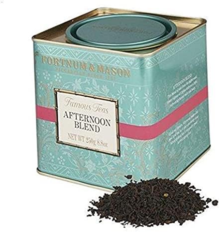 Fortnum and Mason British Tea, Afternoon Blend 250g Loose Tea in a Tin Caddy (1 Pack)