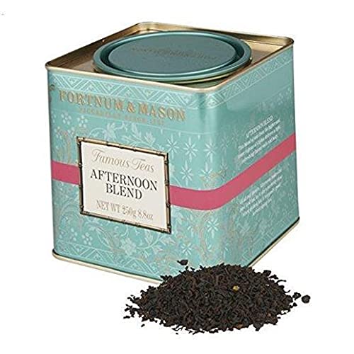 Fortnum and Mason British Tea, Afternoon Blend 250g Loose Tea in a Tin Caddy (1 Pack) Fortnum and Mason British Tea, Afternoon Blend 250g Loose Tea in a Tin Caddy (1 Pack)
